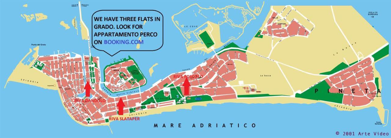 Appartamento Perco Riva Foscolo Grado Exterior photo
